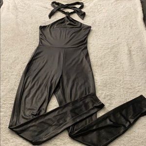 Black Around The Neck Jumpsuit